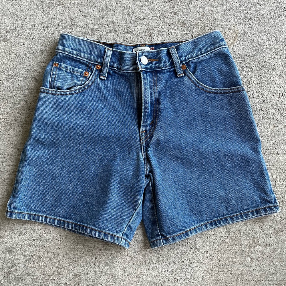 Levi's Blue Denim Jean Shorts